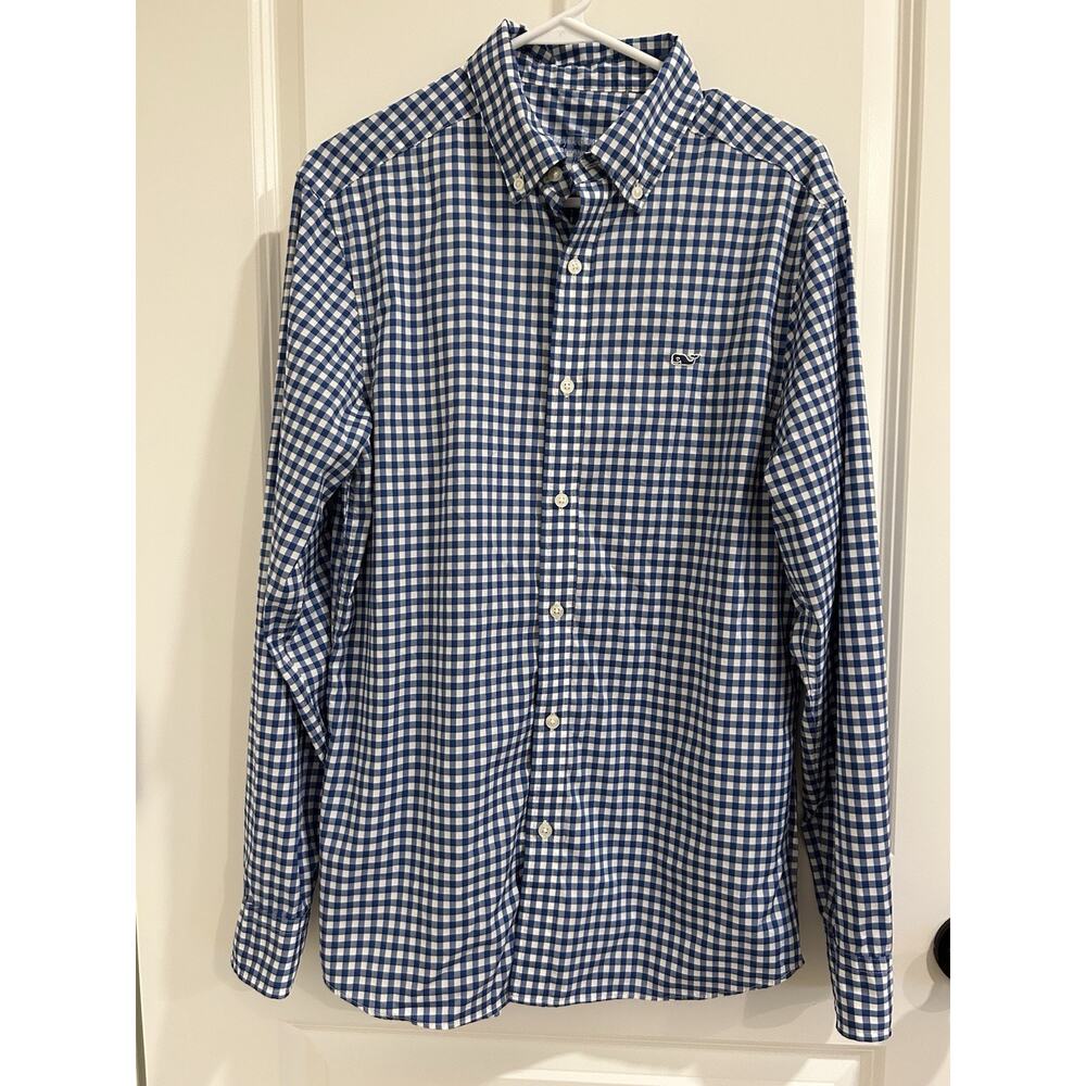 Vineyard Vines Men check Performance Stretch Butt… - image 1